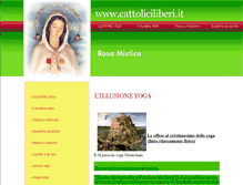 Tablet Screenshot of cattoliciliberi.it